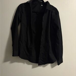 Black Button-Up Shirt